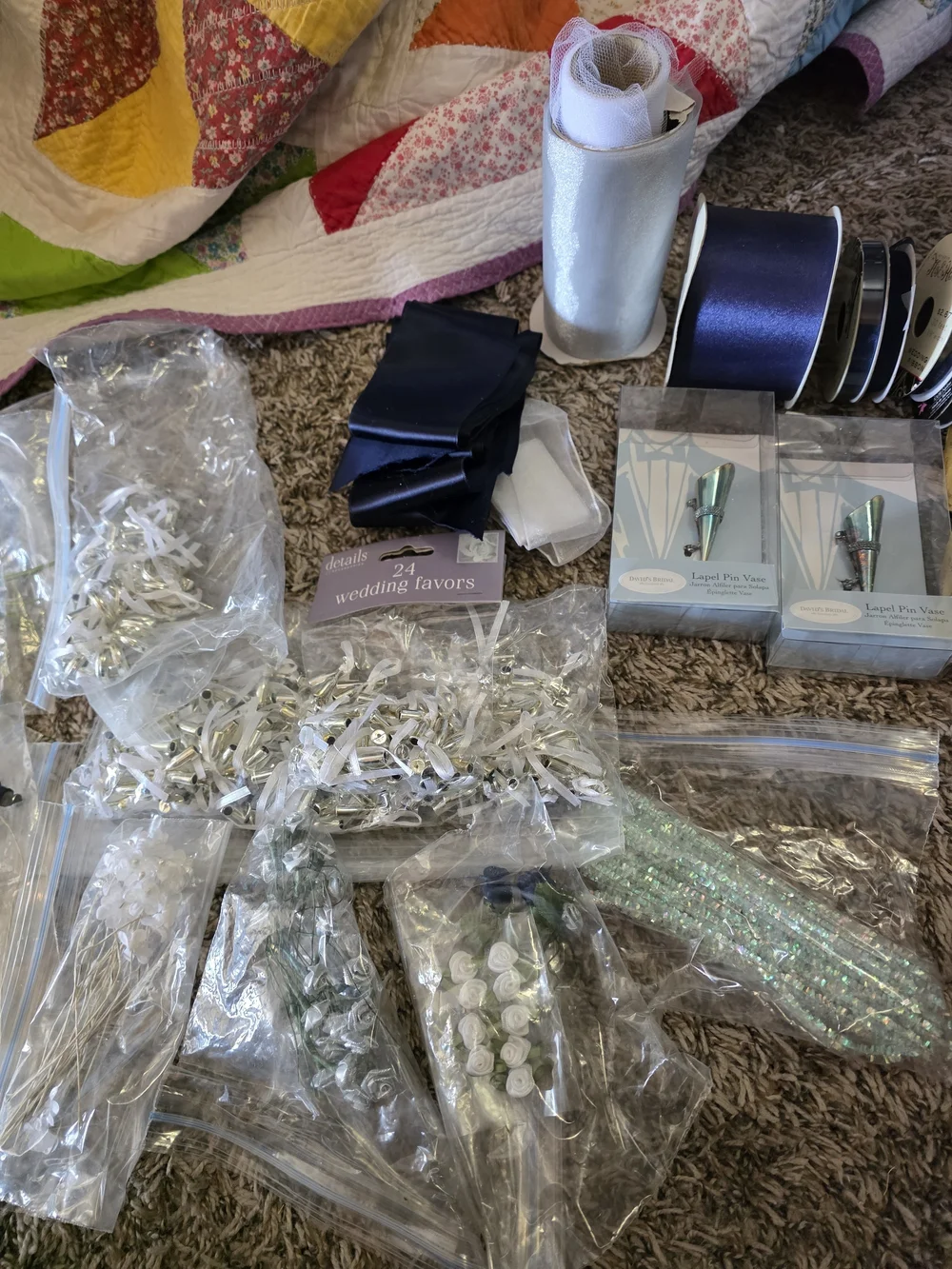 Leftover Wedding/formal Event Supplies.